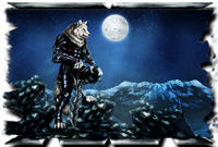 Single Character Complex Background